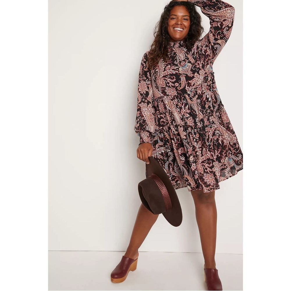 Anthropologie Cady Tiered Tunic Dress NWT Size XS - Picture 4 of 16